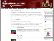 Tablet Screenshot of darten-biljarten.nl